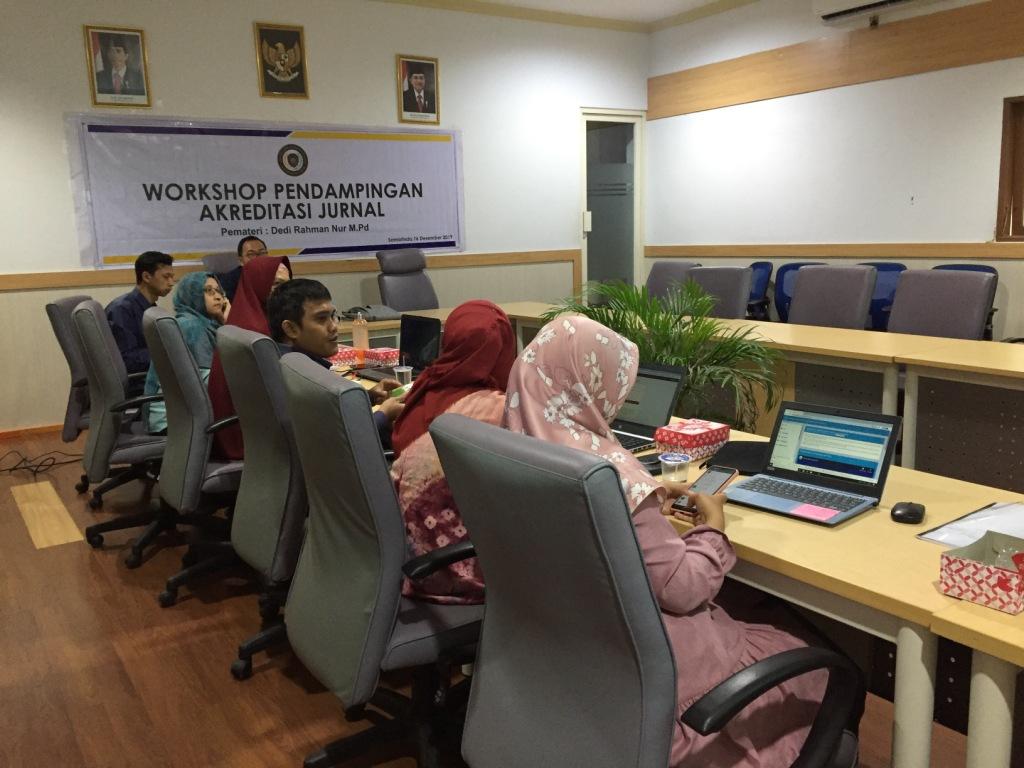 Workshop Pendampingan Akreditasi Jurnal