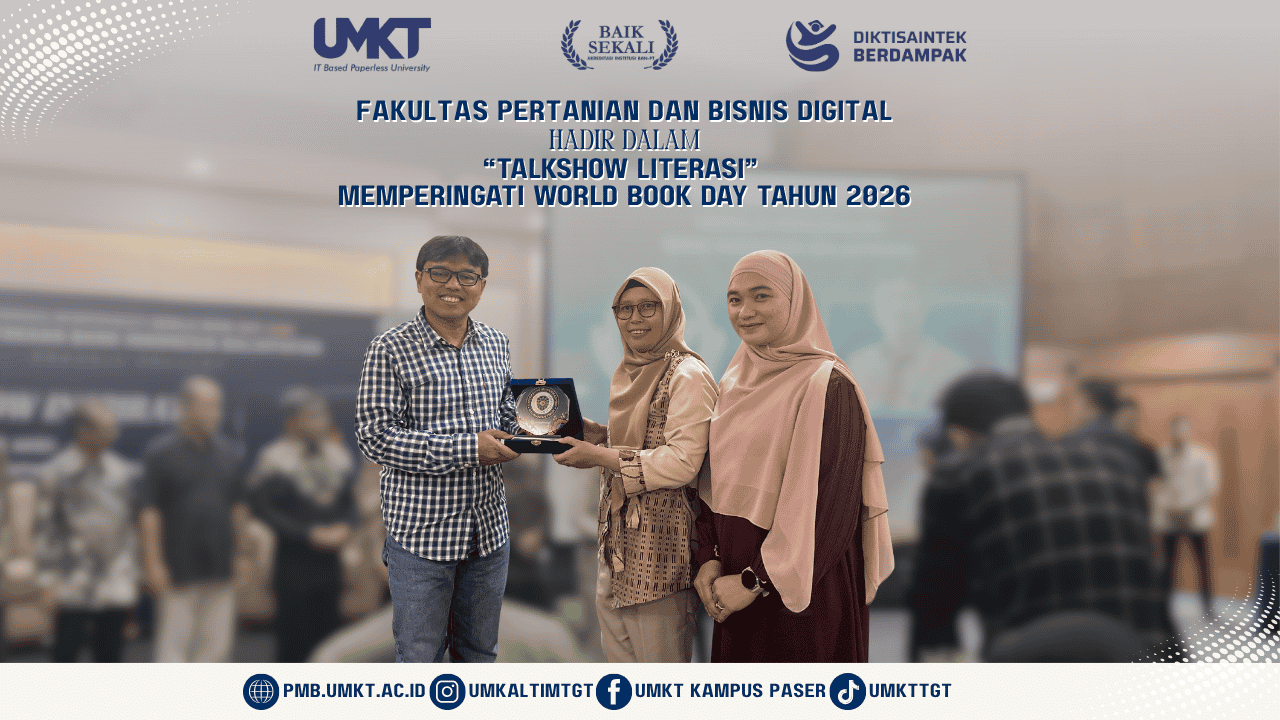 Fakultas Pertanian dan Bisnis Digital Hadir dalam Talkshow Literasi Peringati World Book Day 2026