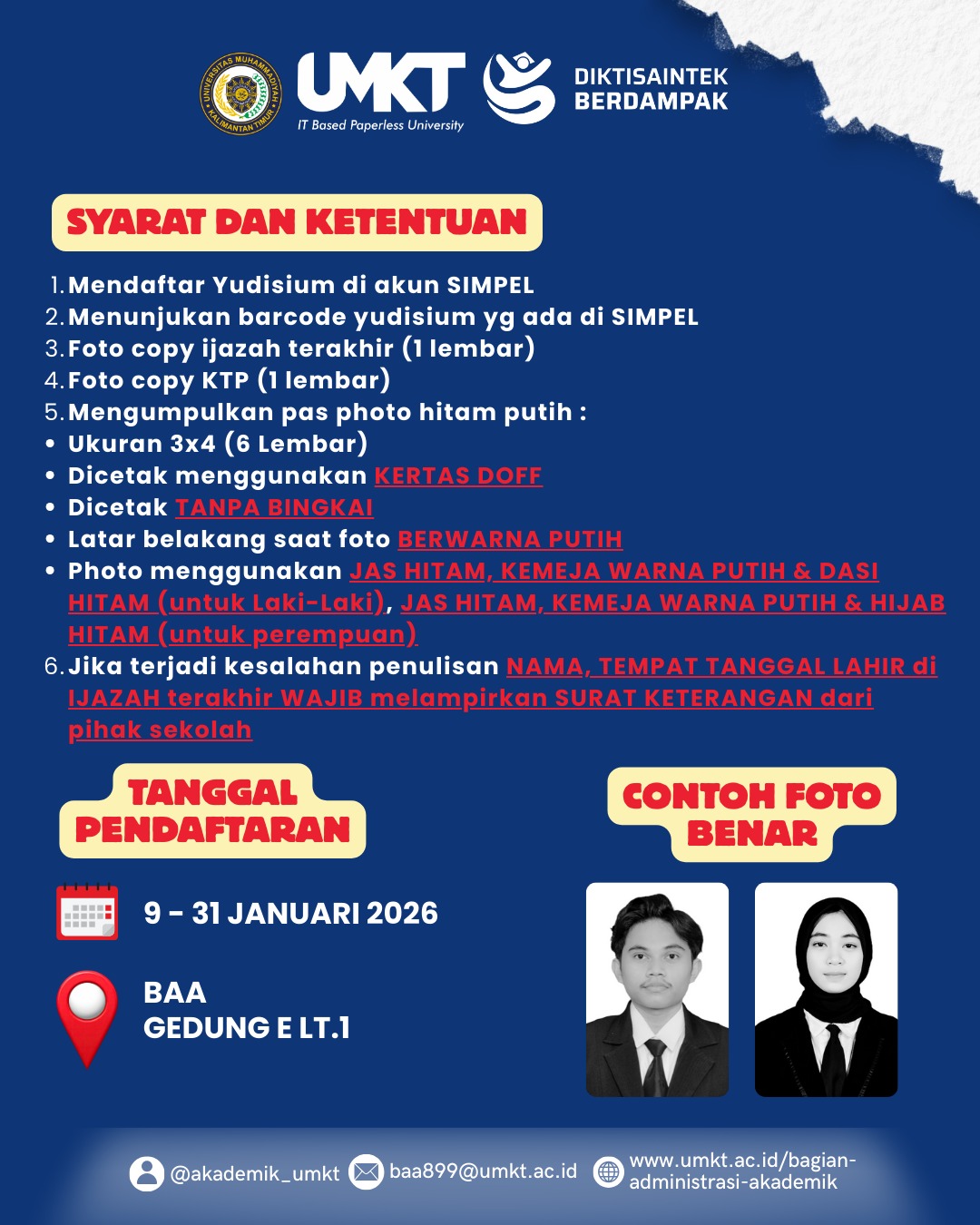 Syarat dan Ketentuan Pendaftaran Yudisium Semester Ganjil 2025/2026