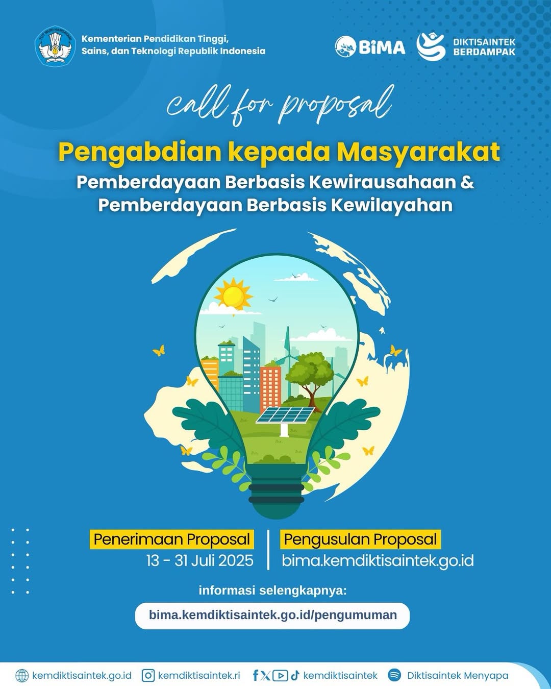 Call for Proposal Pengabdian kepada Masyarakat Tahun 2025