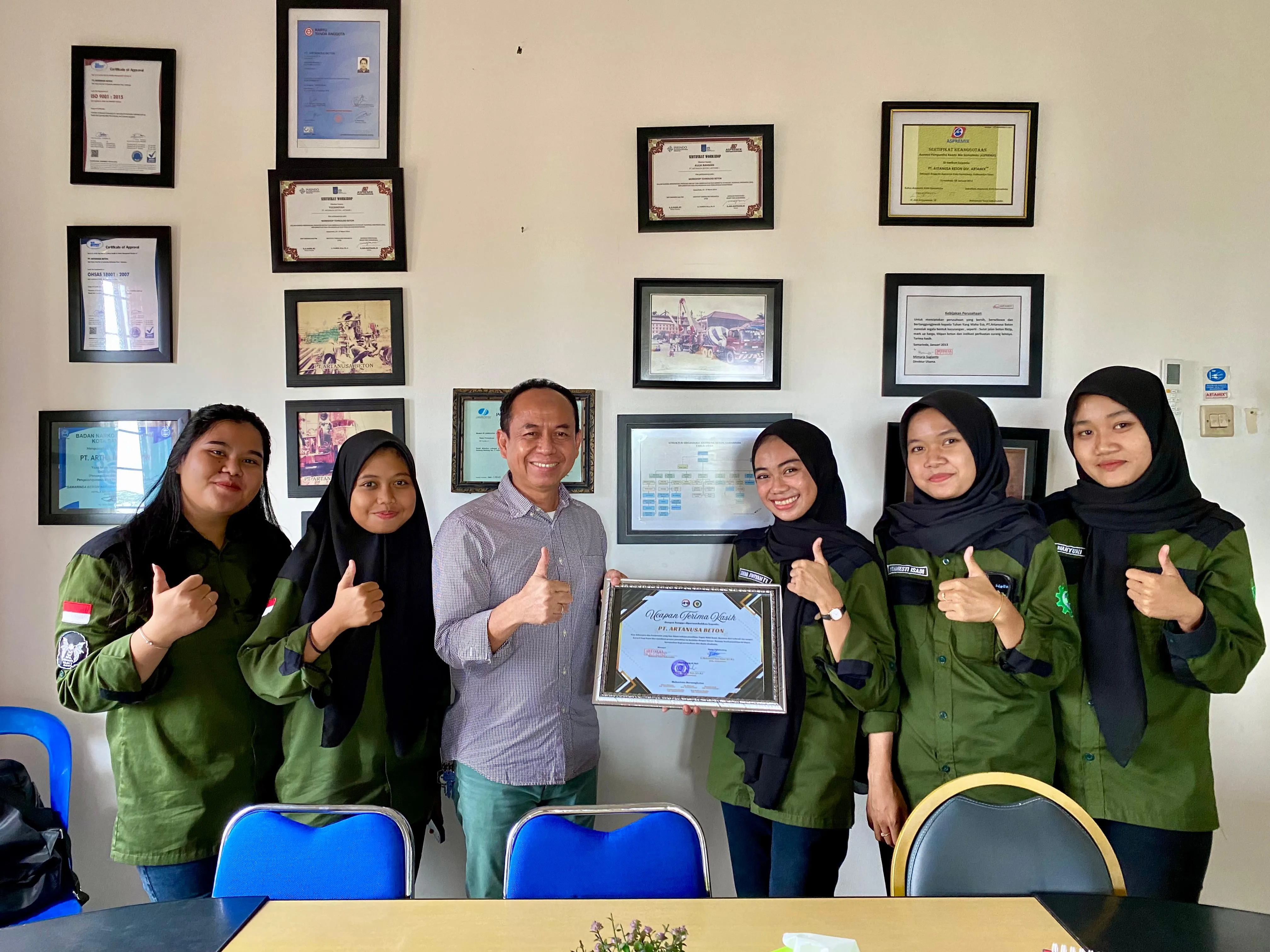 Kolaborasi Penelitian dengan PT Artanusa Beton