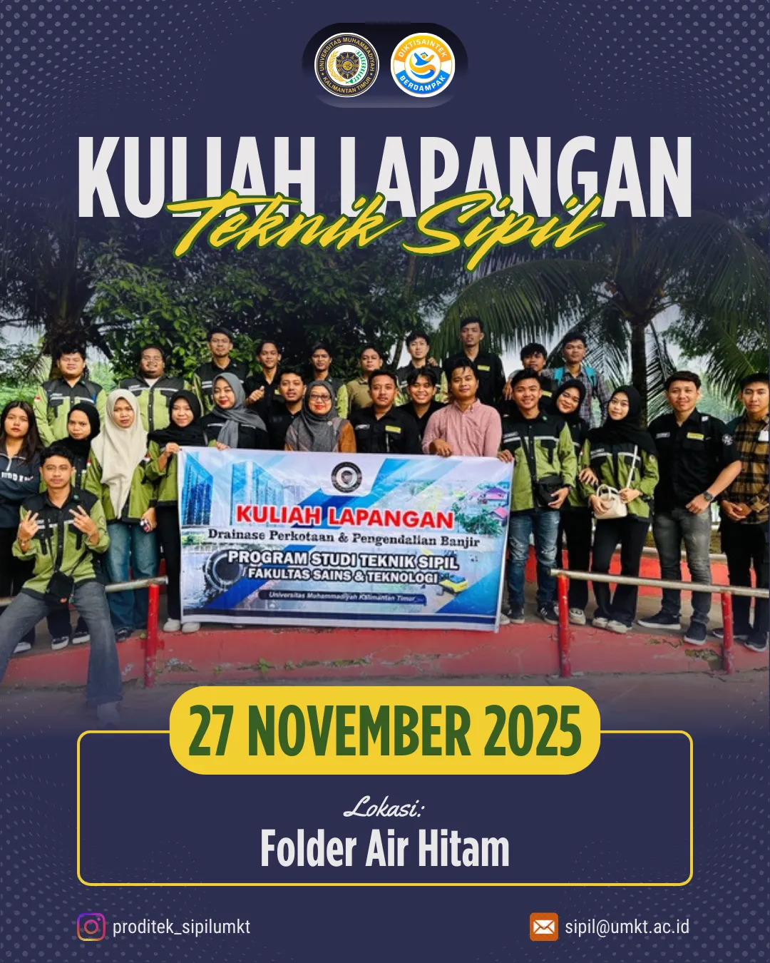 Kuliah Lapangan Berlokasi di Folder Air Hitam