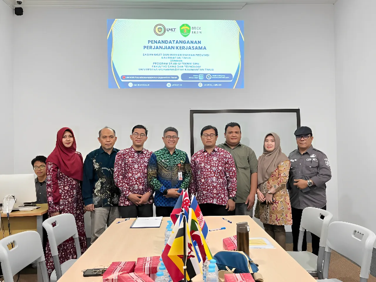 penandatanganan perjanjian kerjasama antara Badan Riset dan Inovasi Daerah (BRIDA) Kalimantan Timur