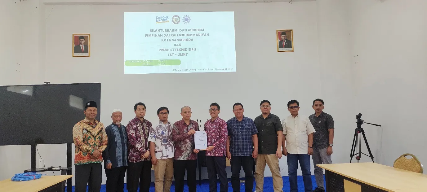 kegiatan silaturahmi dan audiensi antara Pimpinan Daerah Muhammadiyah (PDM) Kota Samarinda