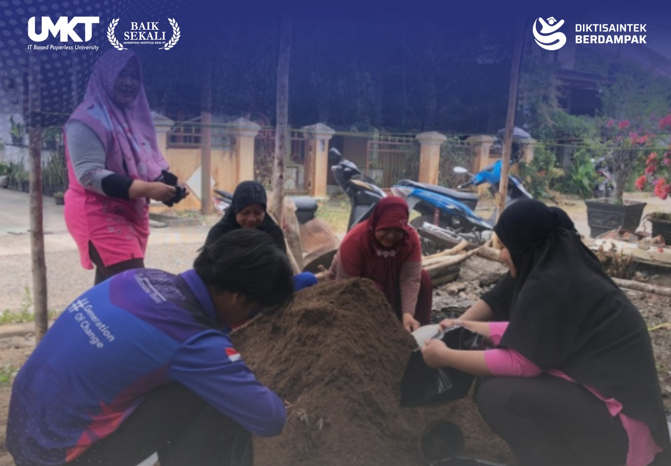 Dari Lahan Pekarangan Jadi Sumber Pangan Mandiri: Program Urban Farming oleh Dosen UMKT