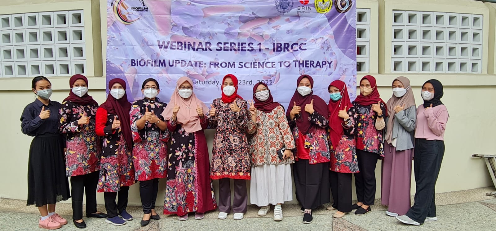 Launching PKR Biofilm (Indonesian Biofilm Research Collaboration Centre) dan Webinar Series 1