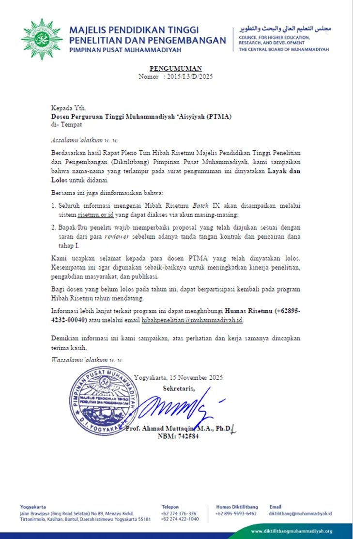 RAIH HIBAH RISETMU: MENULIS SYUKUR UNTUK BAHAGIA DI USIA SENJA