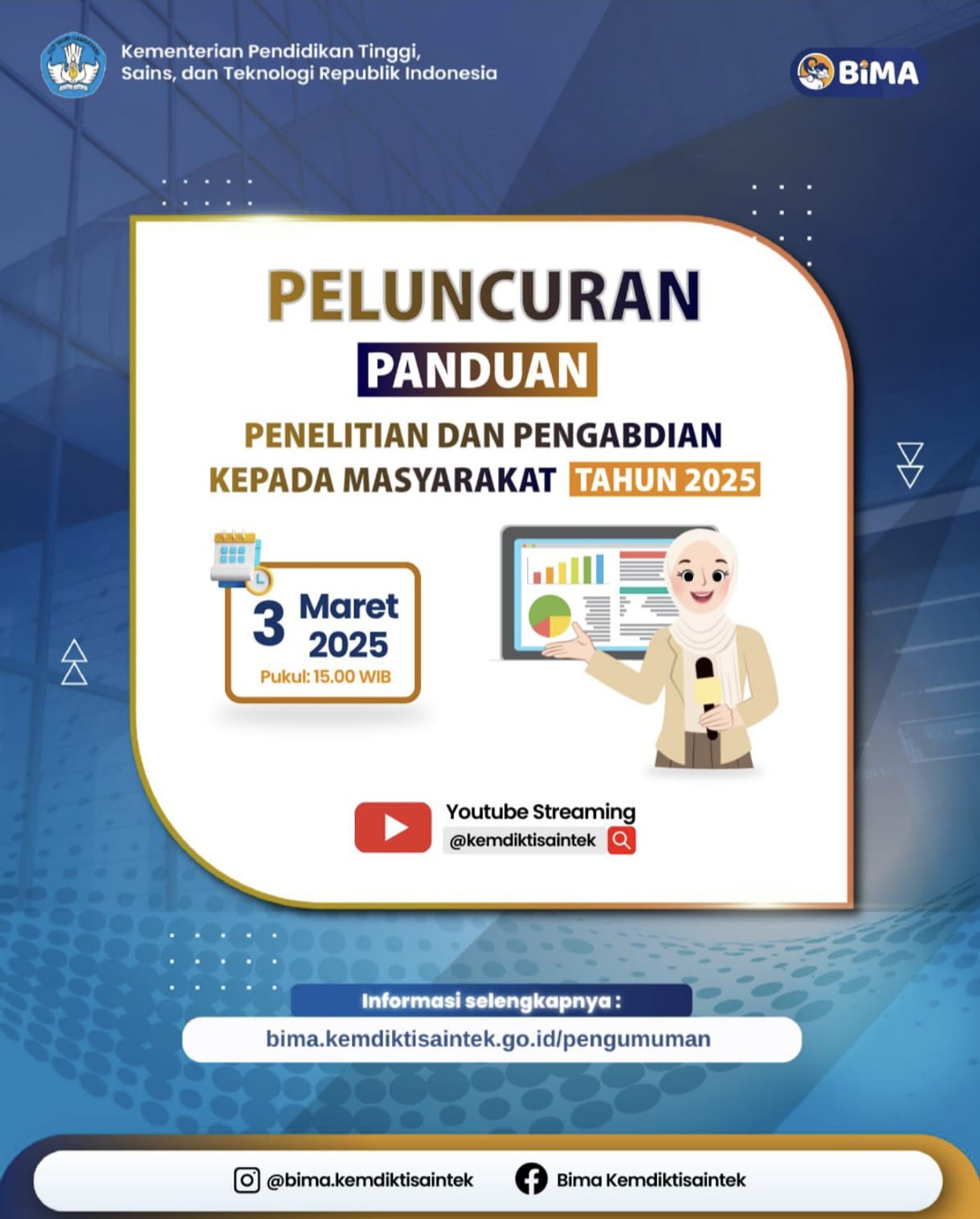 Peluncuran Panduan Penelitian dan Pengabdian kepada Masyarakat Tahun 2025