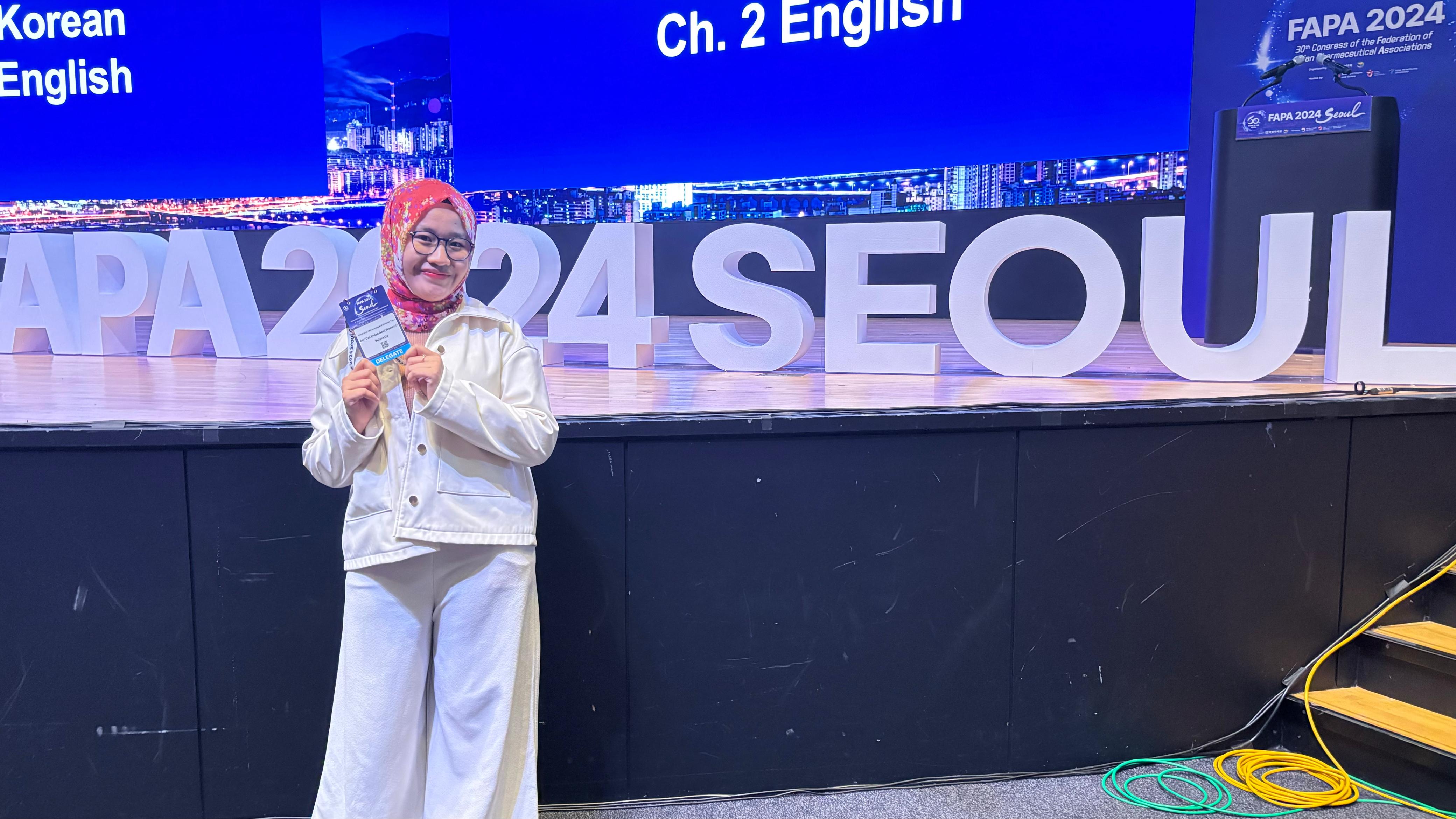 Dosen Farmasi UMKT Tunjukkan Penelitian In Silico pada Event Internasional FAPA Congress 2024 di Seoul, Korea Selatan