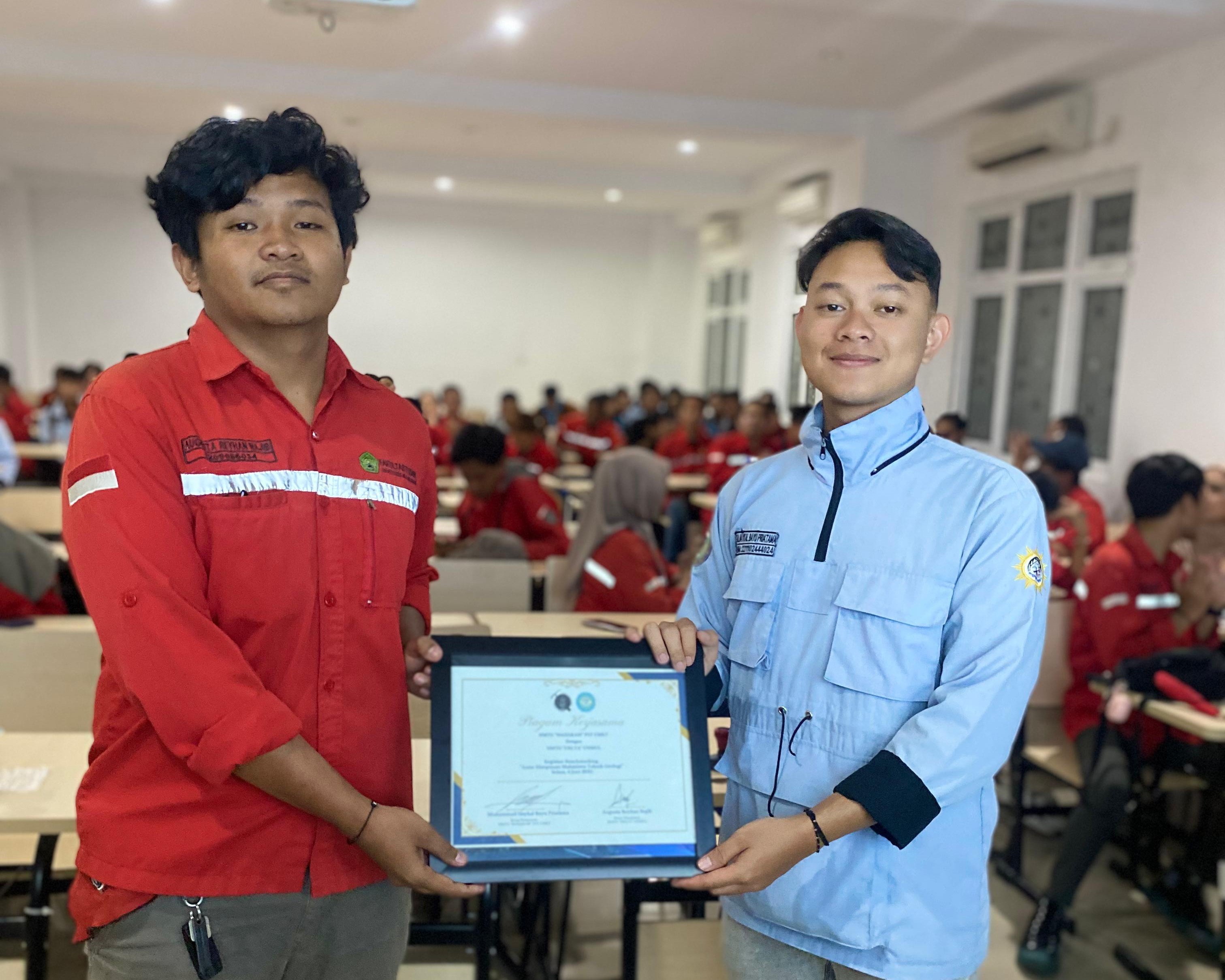 HMTG "Delta" UNMUL dan HMTG "Mahakam" UMKT Jalin Kolaborasi Lewat Kegiatan Benchmarking