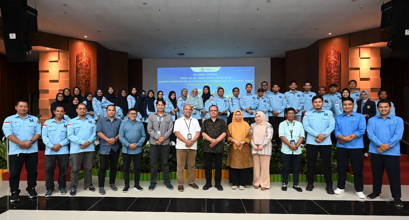 Kunjungan Studi Lapangan MM UMKT ke PT. Badak NGL Bontang
