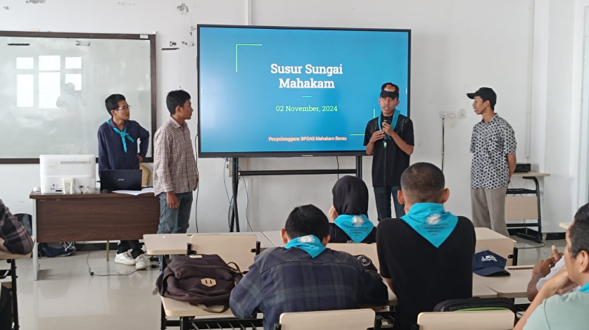Mahasiswa Teknik Geologi UMKT Gelar Sharing Session “Susur Sungai Mahakam”