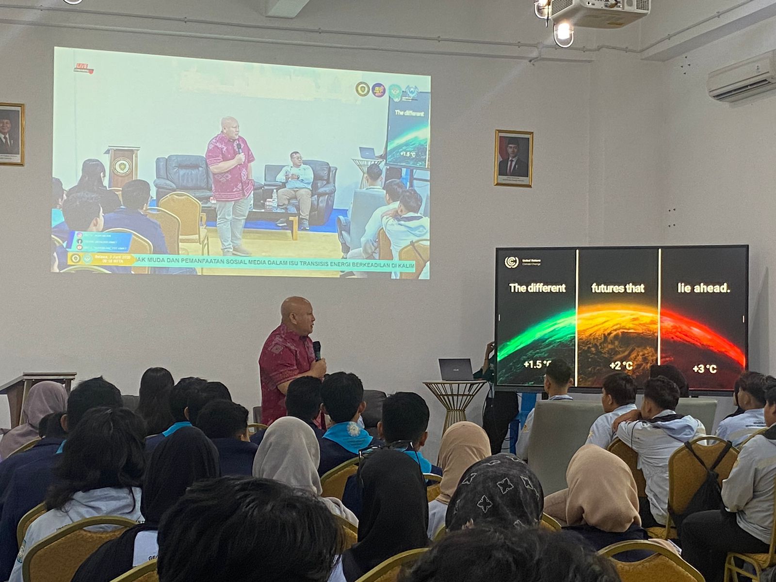 Mahasiswa UMKT Diskusikan Transisi Energi dan Peran Media Sosial