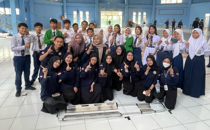 Mahasiswa Profesi Ners Melakukan Pengabdian Masyakarat di SMP Negeri 4 Samarinda dengan Tema Bantuan Hidup Dasar