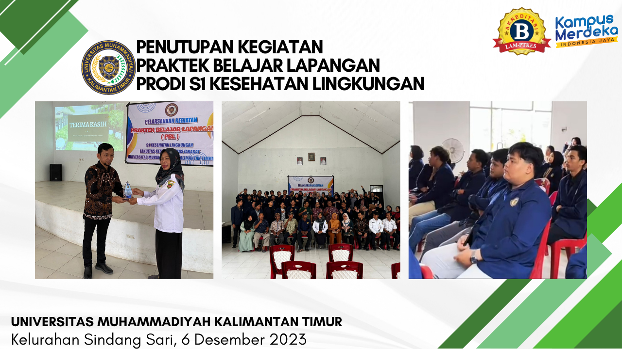 Kegiatan Penutupan PBL Mahasiswa Prodi S1 Kesehatan Lingkungan TA 2023/2024