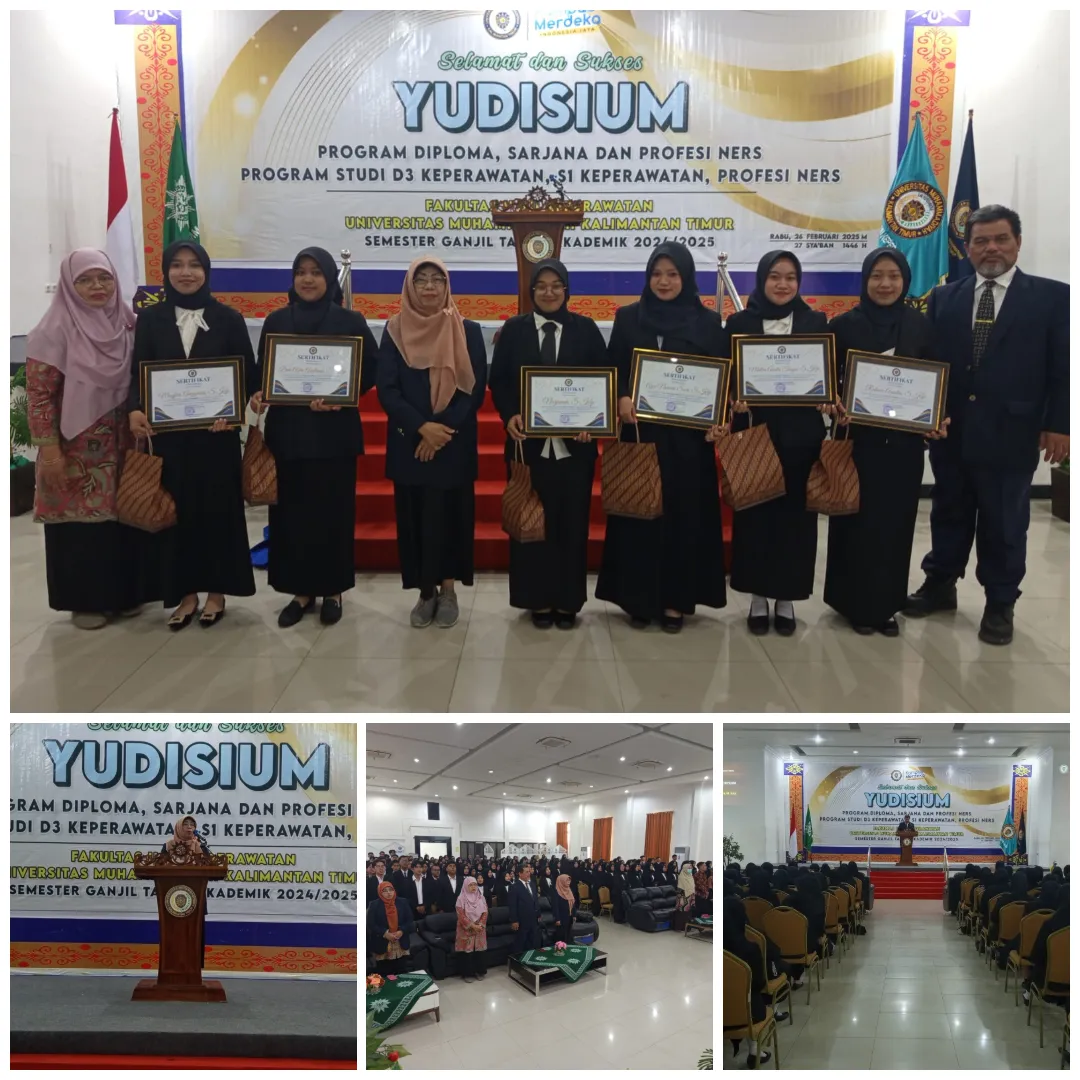 FAKULTAS ILMU KEPERAWATAN (FIK) UMKT MENGGELAR ACARA YUDISIUM PERIODE SEMESTER GANJIL TAHUN AKADEMIK 2024/2025