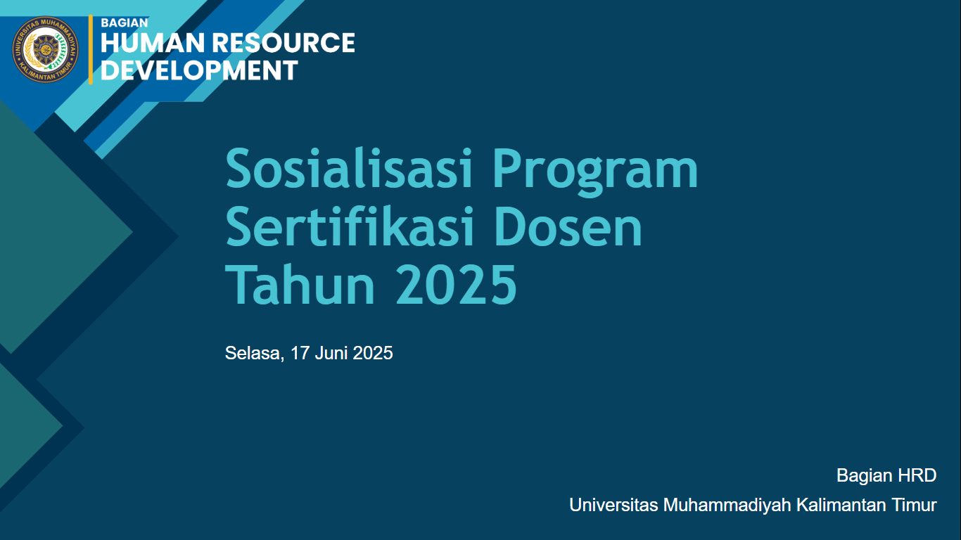 Sosialisasi Program Sertifikasi Dosen Tahun 2025
