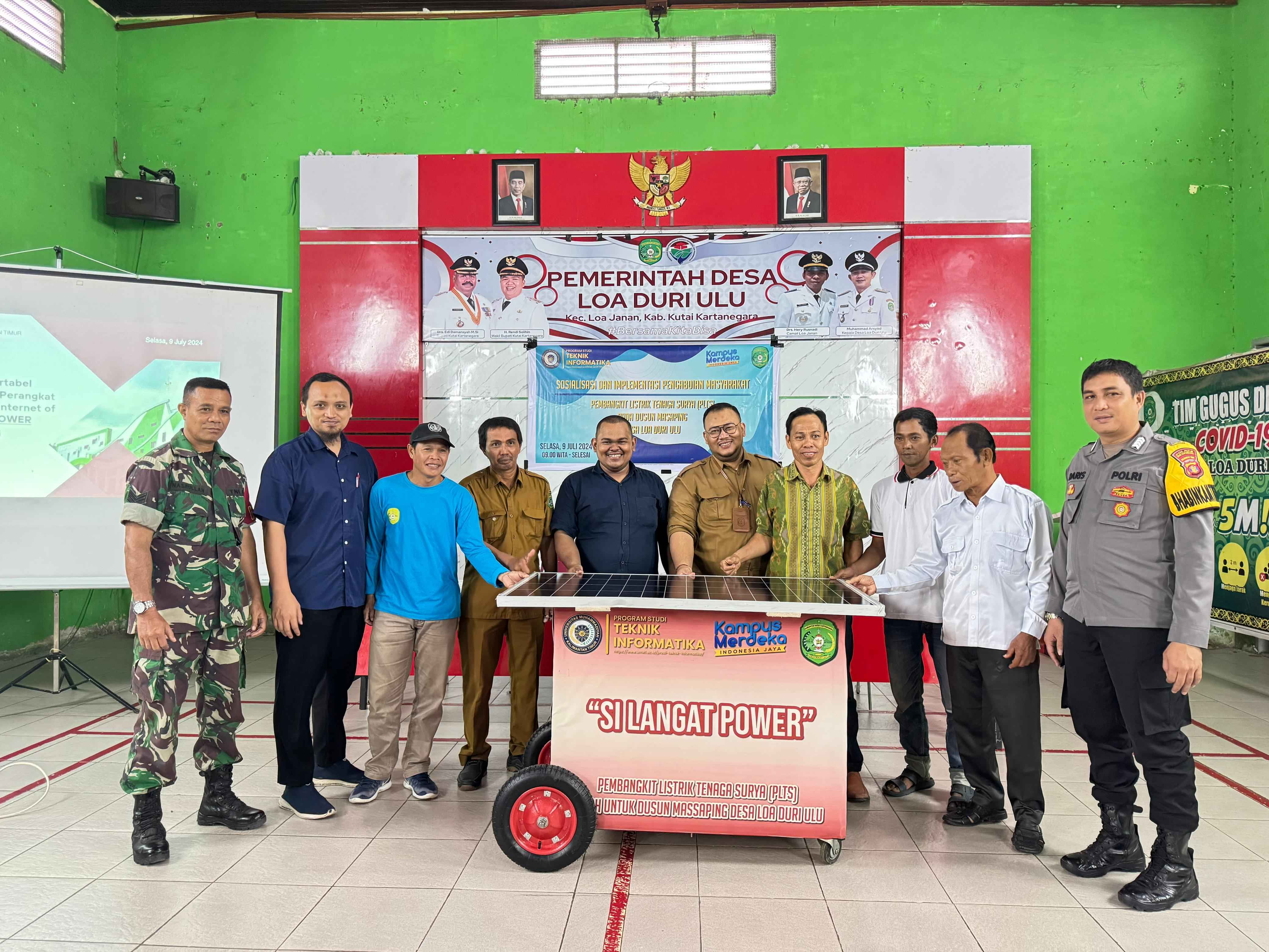 Menuju Era Baru Energi Terbarukan: Dosen UMKT Luncurkan PLTS Portabel SI LANGIT POWER