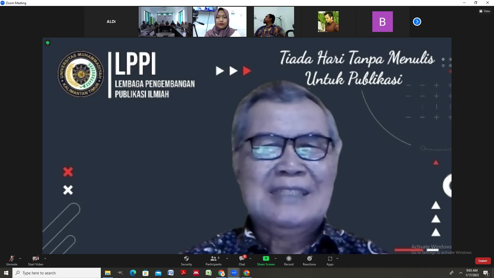 Workshop Penulisan Artikel Ilmiah UMKT Tanah Grogot