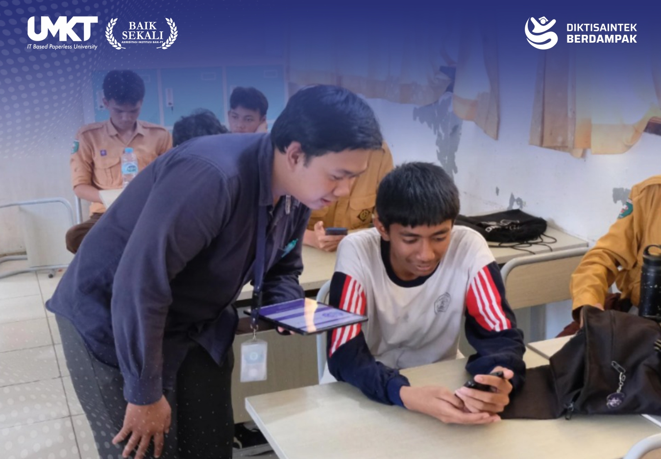 Dosen UMKT Hadirkan Aplikasi Digital sebagai Langkah Awal Mendeteksi Kesehatan Mental Siswa di SMKN 16 Samarinda