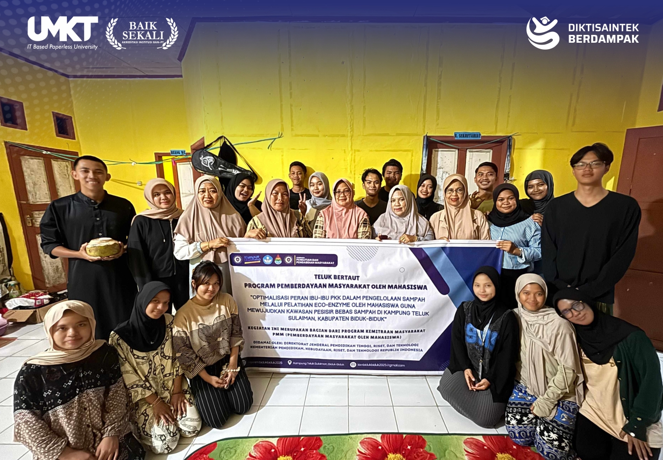 KKN-PMM UMKT Gelar Pelatihan UMKM dan Ekonomi Sirkular di Teluk Sulaiman