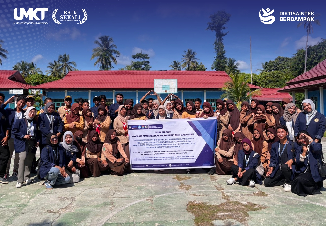 Kegiatan Sosialisasi Pengelolaan Sampah dan Ecobrick di SMAN 8 Berau