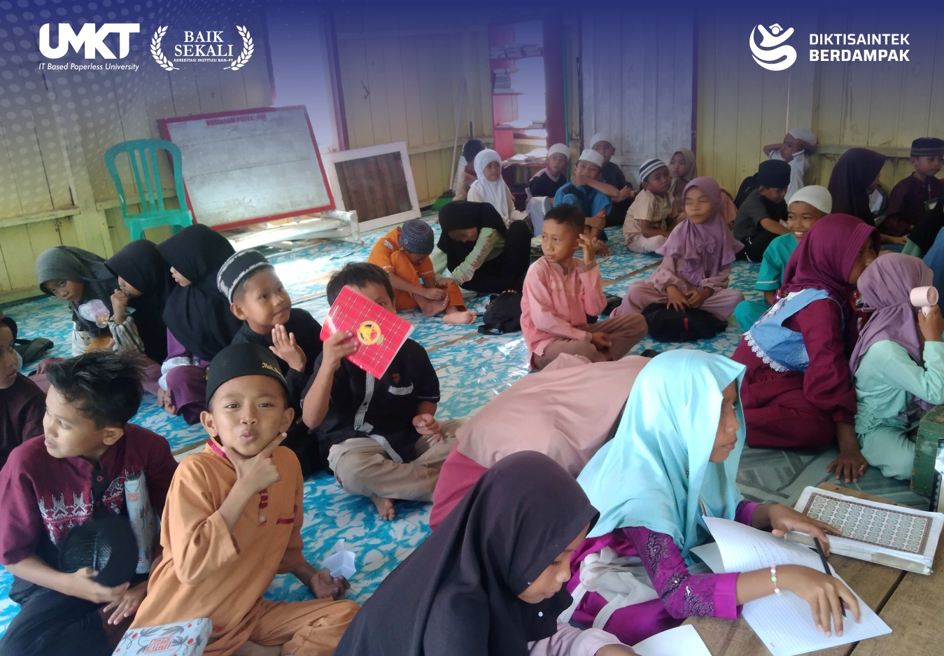 Sosialisasi TIC, Silaturahmi ke SD, dan Pengajaran Ngaji untuk Anak-Anak di Kampung Teluk Sulaiman