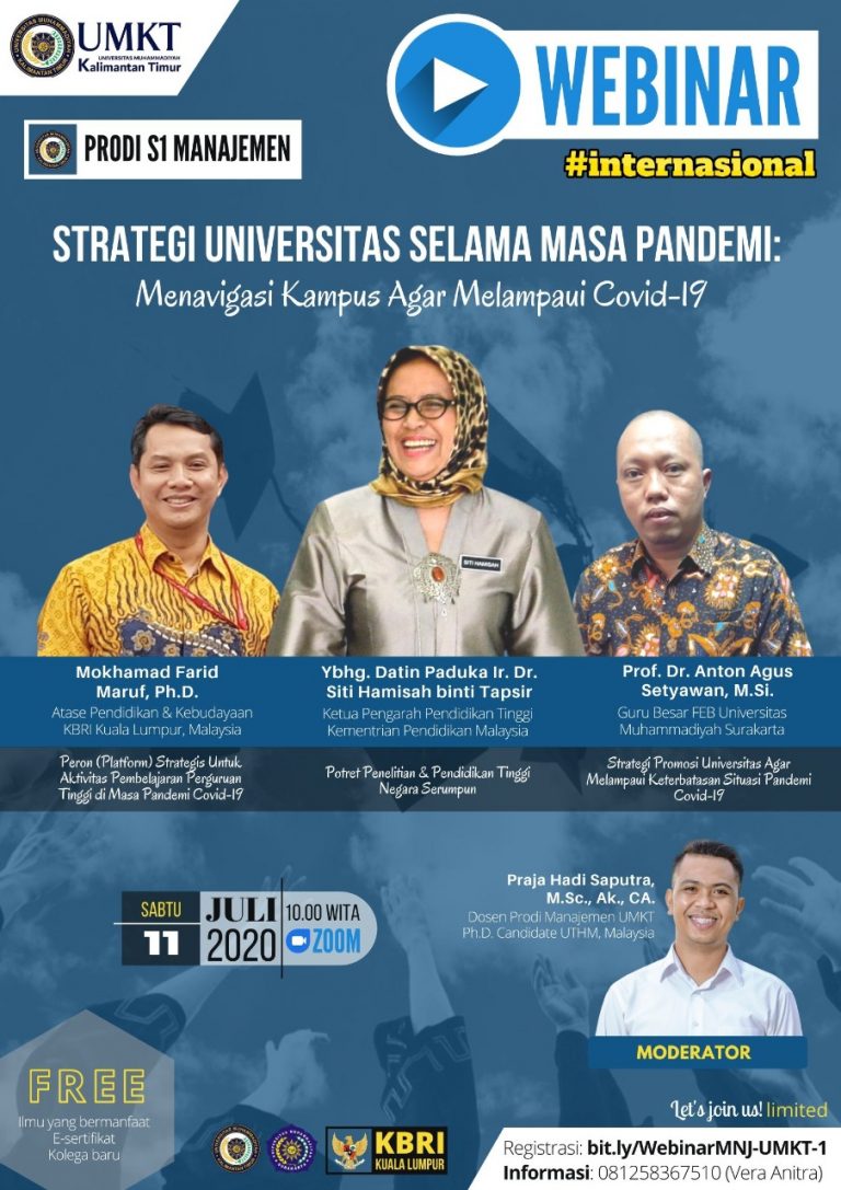 Webinar Strategi Universitas Selama Masa Pandemi