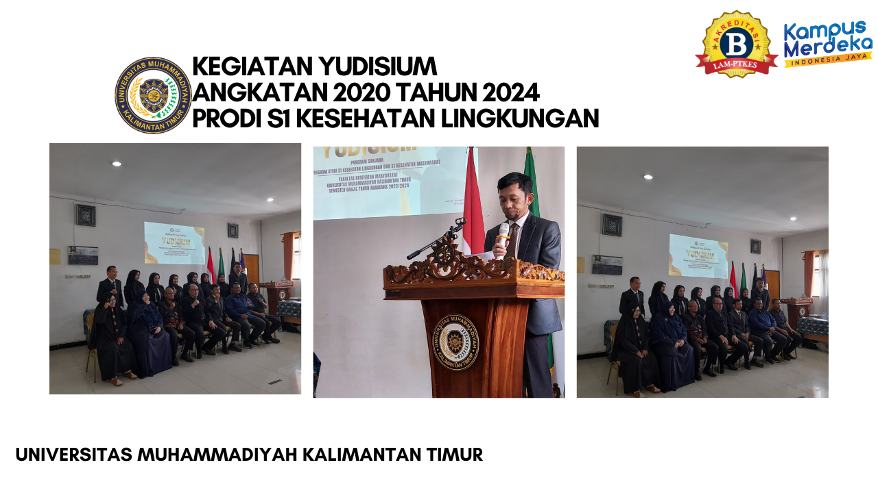 Yudisium Mahasiswa/i Program Stud S1 Kesehatan Lingkungan Semester Ganjil TA 2023/2024